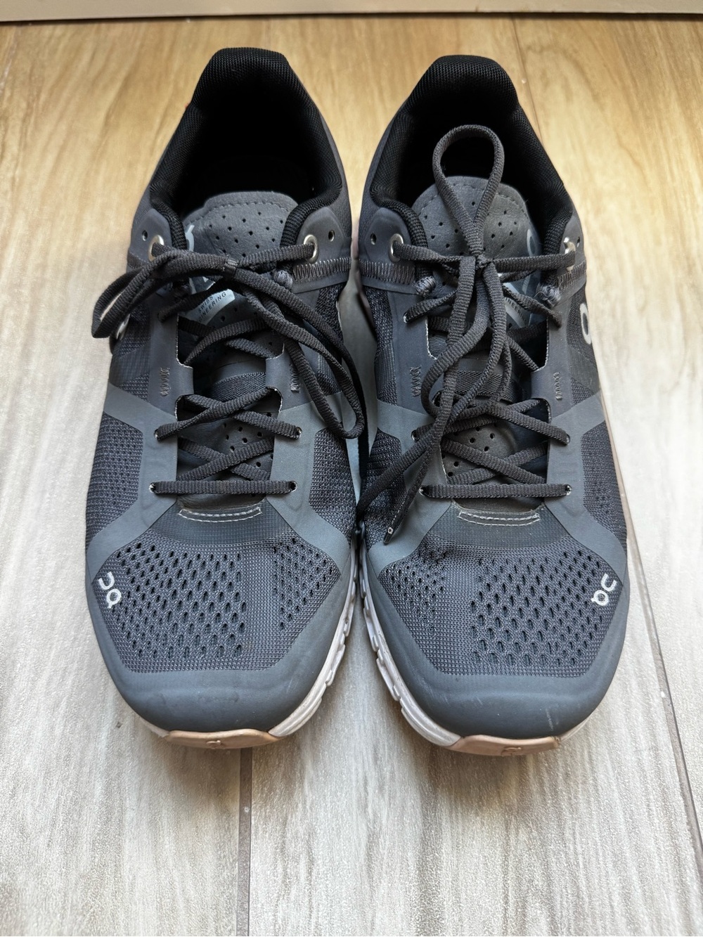 On Running Women’s Cloudflow Sneakers in Black/Grey/Blush Size 7
